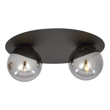 Mennyezeti lámpa SOLAR 2xE14/10W/230V fekete/szürke