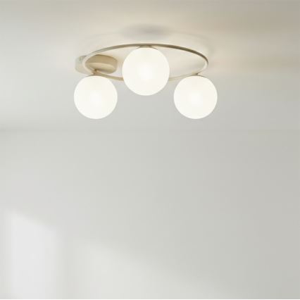 Mennyezeti lámpa SOPRA 3xE14/10W/230V bézs/fehér