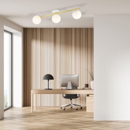 Mennyezeti lámpa SPLENDI 3xE14/10W/230V fehér/arany