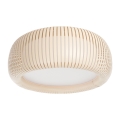 Mennyezeti lámpa STRIPES 2xE27/40W/230V átm. 55 cm krémszínű/fehér