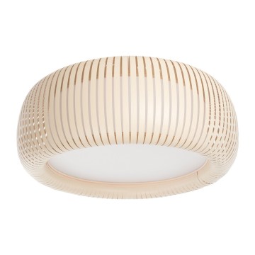 Mennyezeti lámpa STRIPES 2xE27/40W/230V átm. 55 cm krémszínű/fehér