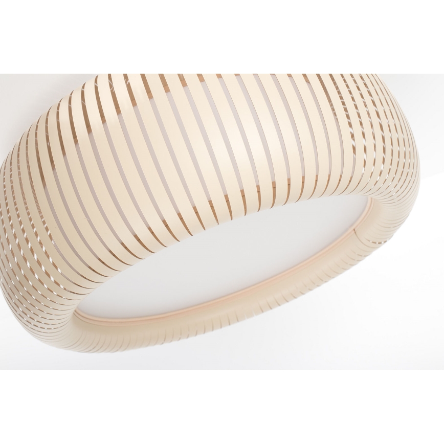 Mennyezeti lámpa STRIPES 2xE27/40W/230V átm. 55 cm krémszínű/fehér