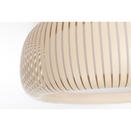 Mennyezeti lámpa STRIPES 2xE27/40W/230V átm. 55 cm krémszínű/fehér