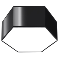 Mennyezeti lámpa SUNDE 2xE27/60W/230V 13,5 cm fekete