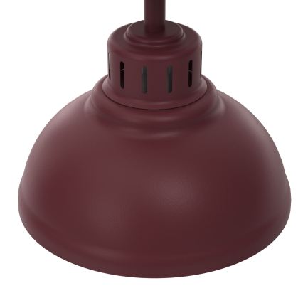 Mennyezeti lámpa SVEN 1xE27/15W/230V átm. 21 cm bordó