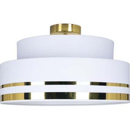 Mennyezeti lámpa TAMI 1xE27/60W/230V átm. 40 cm fehér/arany