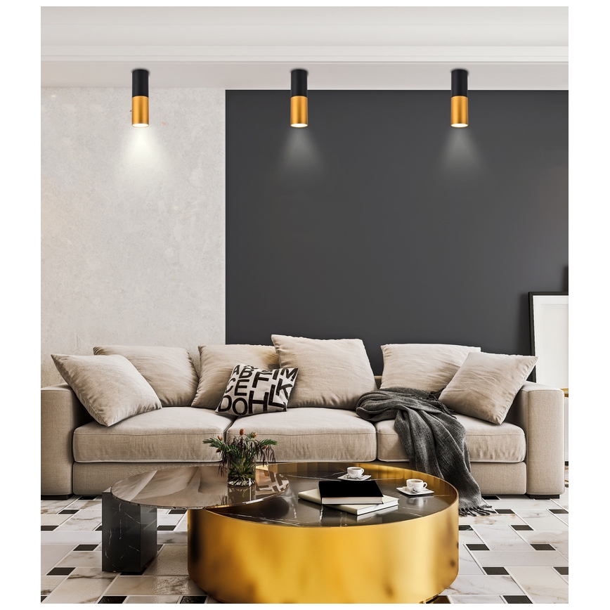 Mennyezeti lámpa TUBA 1xGU10/15W/230V