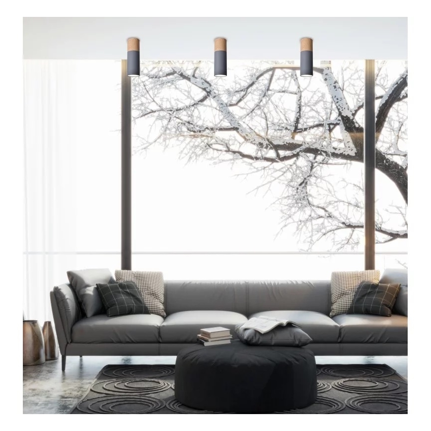 Mennyezeti lámpa TUBA GU10/15W/230V