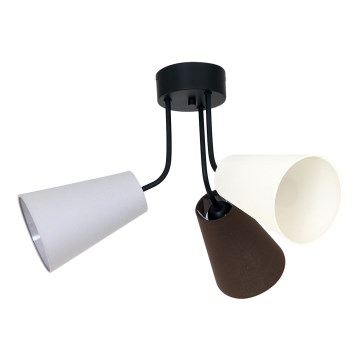 Mennyezeti lámpa TUBLES 3xE27/60W/230V