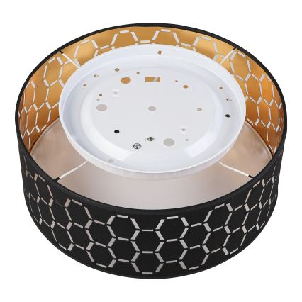 Mennyezeti lámpa ULLE 1xE27/15W/230V átm. 35 cm fekete