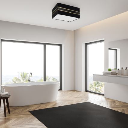 Mennyezeti lámpa ULTIMO 2xE27/60W/230V fekete