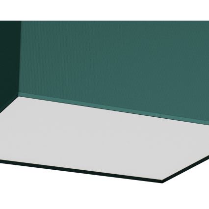 Mennyezeti lámpa VERDE 2xE27/60W/230V 40x40 cm zöld