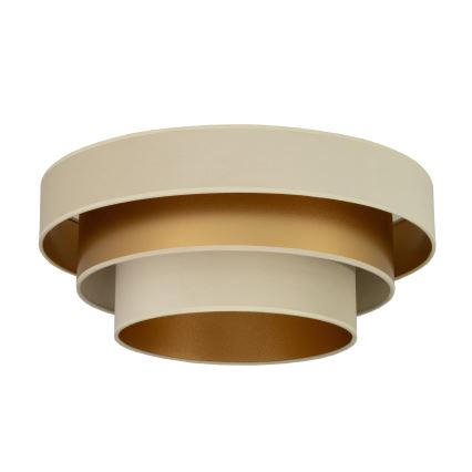 Mennyezeti lámpa WENTA 1xE27/60W/230V, átm. 50 cm, bézs/arany