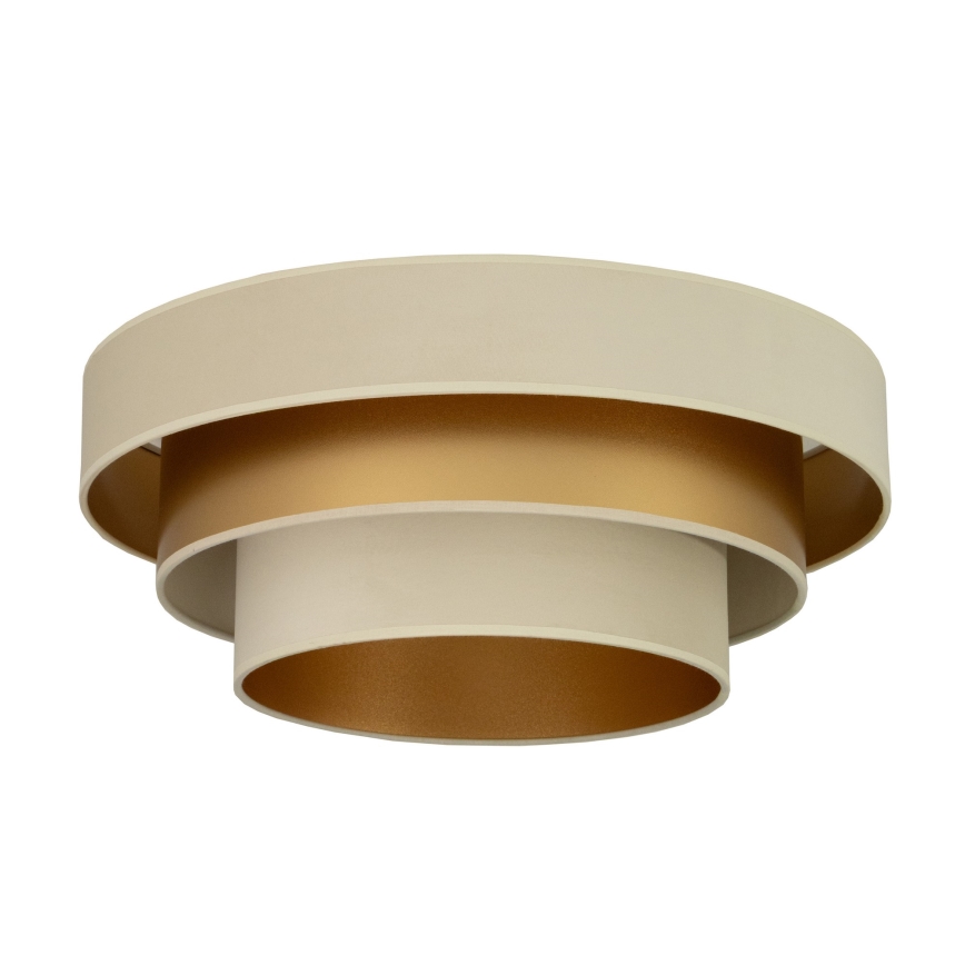 Mennyezeti lámpa WENTA 1xE27/60W/230V, átm. 50 cm, bézs/arany