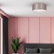 Mennyezeti lámpa ZIGGY 2xE27/60W/230V rózsaszín/arany