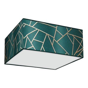 Mennyezeti lámpa ZIGGY 2xE27/60W/230V türkiz/arany