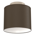 Mennyezeti lámpatest ARDEN 1xE27/15W/230V Ø 18 cm barna