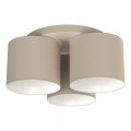Mennyezeti lámpatest ARDEN 3xE27/15W/230V átm. 30 cm bézs