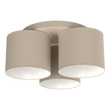 Mennyezeti lámpatest ARDEN 3xE27/15W/230V átm. 30 cm bézs