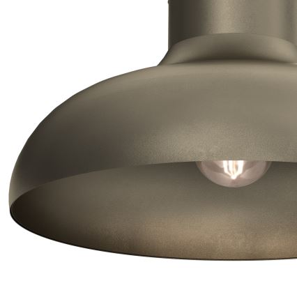 Mennyezeti lámpatest BASCA 1xE27/15W/230V, átm. 40 cm, bronz