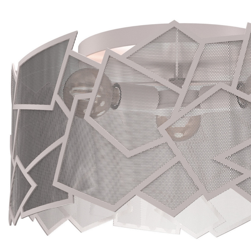 Mennyezeti lámpatest CAMO 3xE27/15W/230V, átm. 49,5 cm, bézs