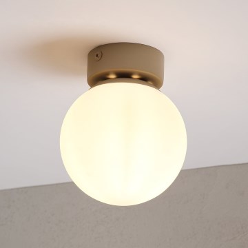 Mennyezeti lámpatest ELIAS 1xE14/5W/230V átm. 13 cm bézs/fehér