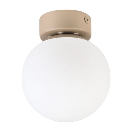 Mennyezeti lámpatest ELIAS 1xE14/5W/230V átm. 13 cm bézs/fehér