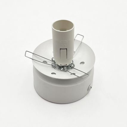 Mennyezeti lámpatest ELIAS 1xE14/5W/230V átm. 13 cm fehér/füstszürke