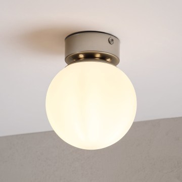 Mennyezeti lámpatest ELIAS 1xE14/5W/230V átmérő 13 cm matt króm/fehér