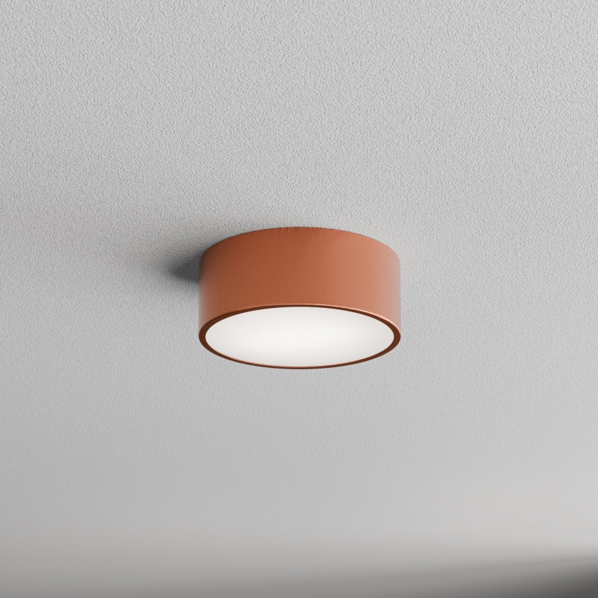 Mennyezeti lámpatest mozgás- és alkonyérzékelővel CLEO 1xE27/40W/230V, átmérő 20 cm, rézszínű