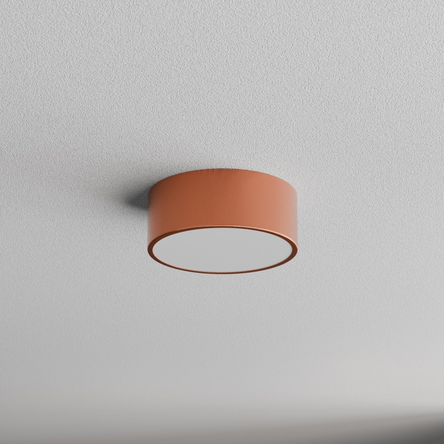 Mennyezeti lámpatest mozgás- és alkonyérzékelővel CLEO 1xE27/40W/230V, átmérő 20 cm, rézszínű