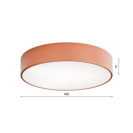 Mennyezeti lámpa mozgás- és alkonyatérzékelővel CLEO, 3xE27/24W/230V, átmérő 40 cm, rézszínű