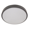Mennyezeti lámpatest érzékelővel WILTON 2xE27/60W/230V átm. 33 cm antracit