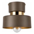 Mennyezeti lámpatest IGNIA 1xE27/60W/230V barna/arany