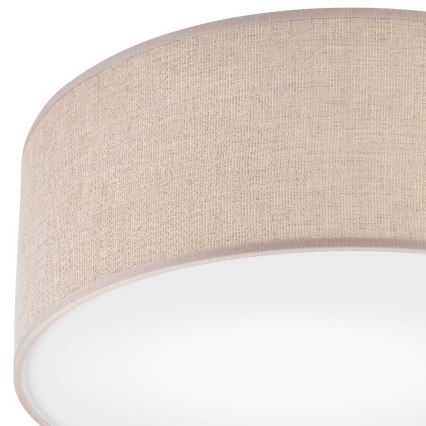 Mennyezeti lámpatest MONTE 1xE27/60W/230V, átmérő 35 cm, barna