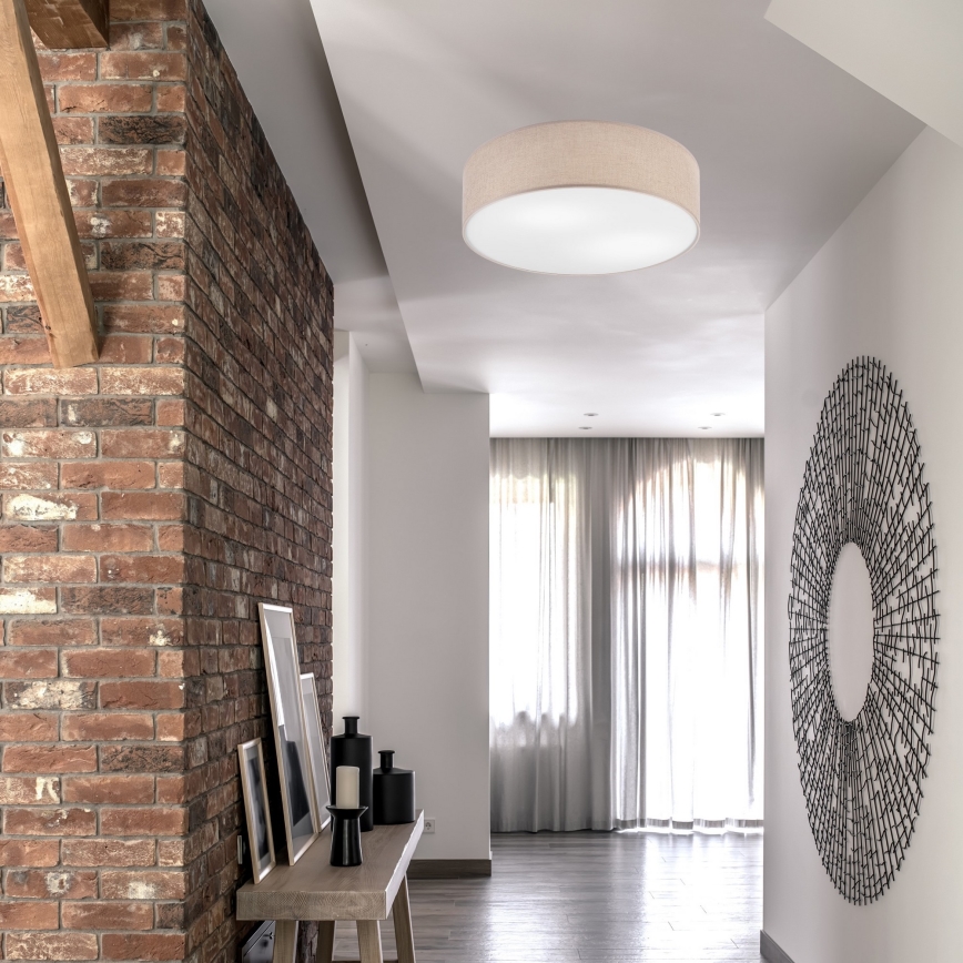 Mennyezeti lámpatest MONTE 2xE27/60W/230V barna