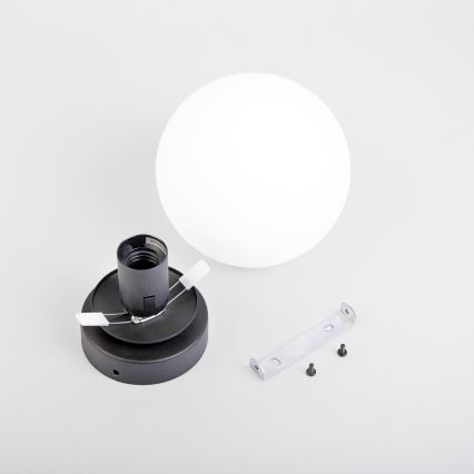 Mennyezeti lámpatest MOONLIGHT 1xE27/15W/230V, átmérő 16 cm, fekete