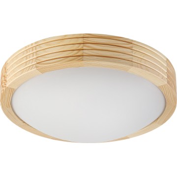 Mennyezeti lámpatest NATURAL MODERN SLIM 1xE27/15W/230V átm. 27,5 cm fenyő