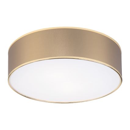 Mennyezeti lámpatest SIRJA 2xE27/15W/230V átm. 45 cm barna/arany