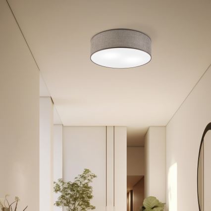 Mennyezeti lámpatest SIRJA 2xE27/15W/230V, átmérő 45 cm, barna