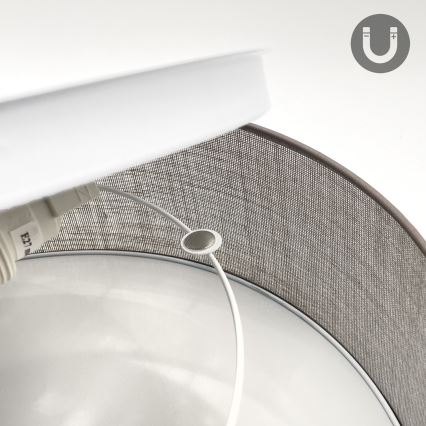 Mennyezeti lámpatest SIRJA 2xE27/15W/230V, átmérő 45 cm, barna