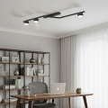 Mennyezeti lámpatest SKAN 3xGX53/12W/230V fekete