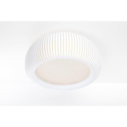 Mennyezeti lámpatest STRIPES 2xE27/40W/230V átm. 55 cm fehér/krémszínű