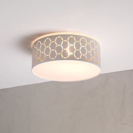 Mennyezeti lámpatest ULLE 1xE27/15W/230V átmérő 35 cm fehér