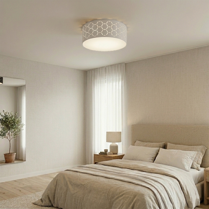 Mennyezeti lámpatest ULLE 1xE27/15W/230V átmérő 35 cm fehér