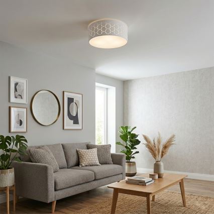 Mennyezeti lámpatest ULLE 1xE27/15W/230V átmérő 35 cm fehér