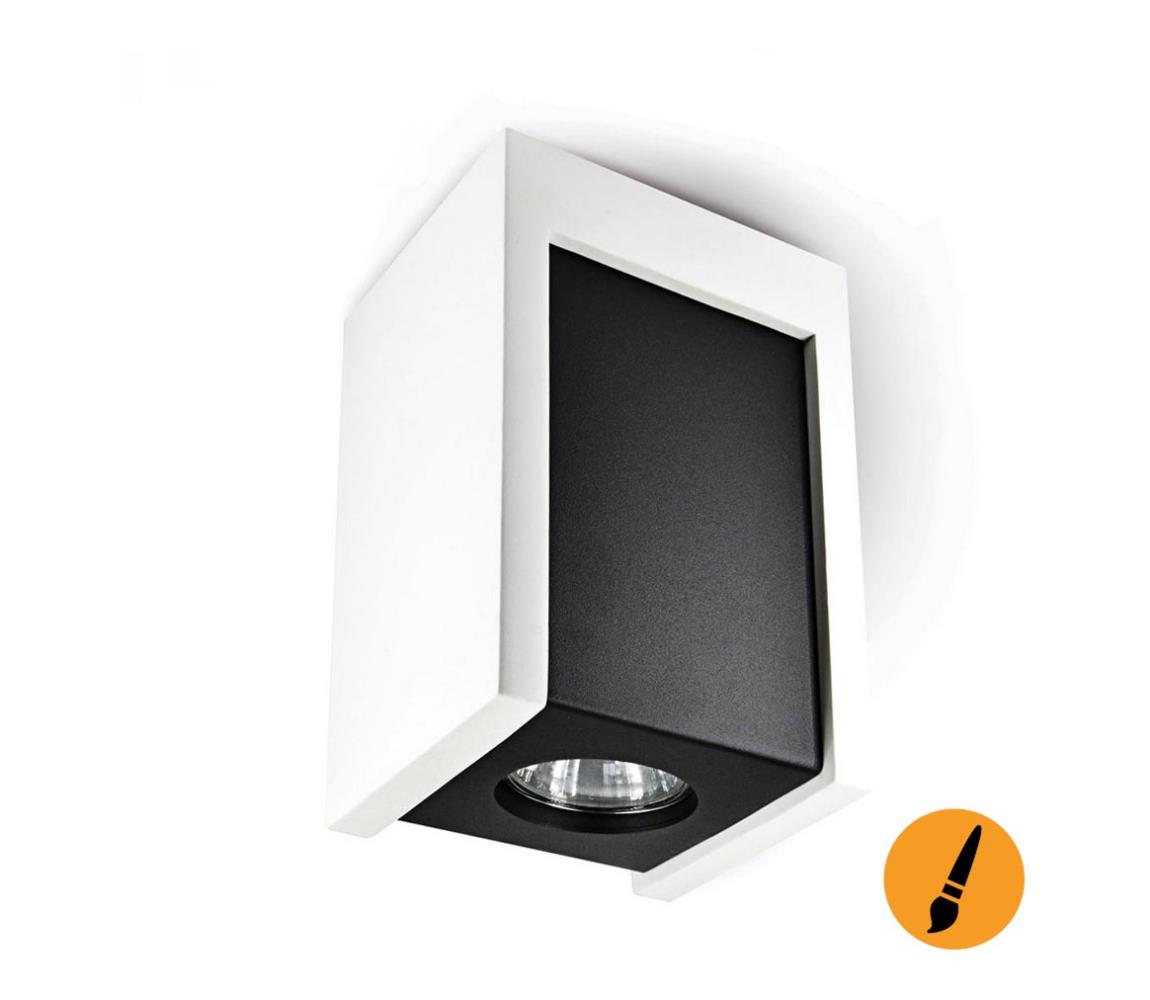 Mennyezeti spolámpa LINDO NERO 1xGU10/25W/230V