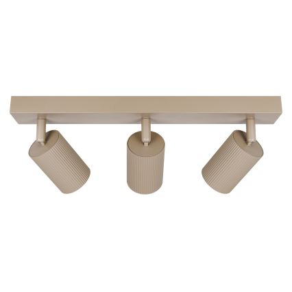 Mennyezeti spotlámpa 3xGU10/35W/230V bézs