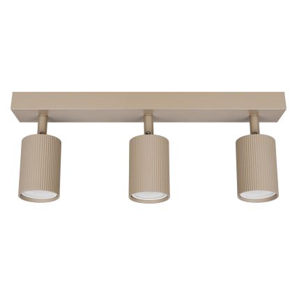 Mennyezeti spotlámpa 3xGU10/35W/230V bézs