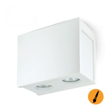 Mennyezeti spotlámpa PURO 2xGU10/25W/230V